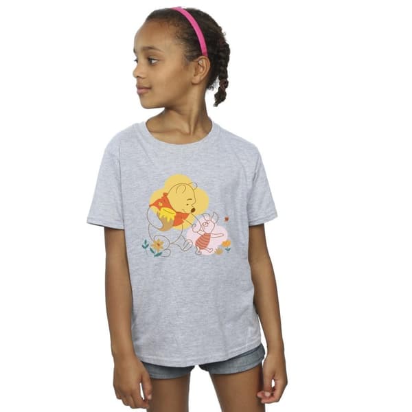 Disney Winnie the Pooh Piglet T-shirt i bomull för flickor