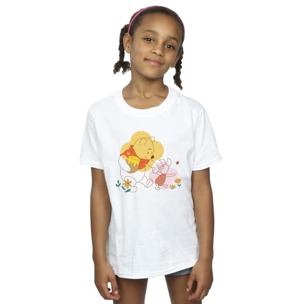 Disney Winnie the Pooh Piglet T-shirt i bomull för flickor