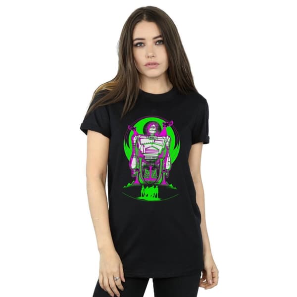Ready Player One Womens/Ladies Neon Iron Giant Cotton Boyfriend T-Shirt