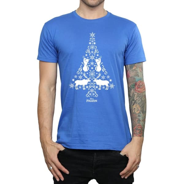 Disney Frozen julgran t-shirt för herrar