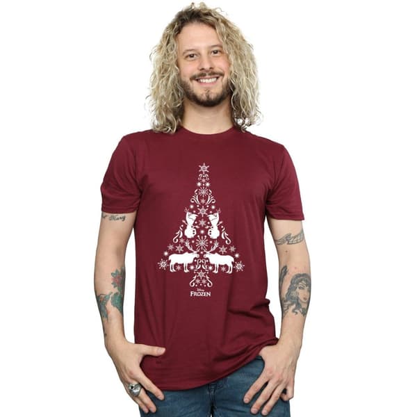 Disney Frozen julgran t-shirt för herrar