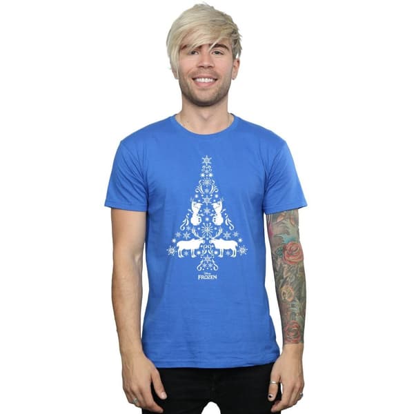 Disney Frozen julgran t-shirt för herrar