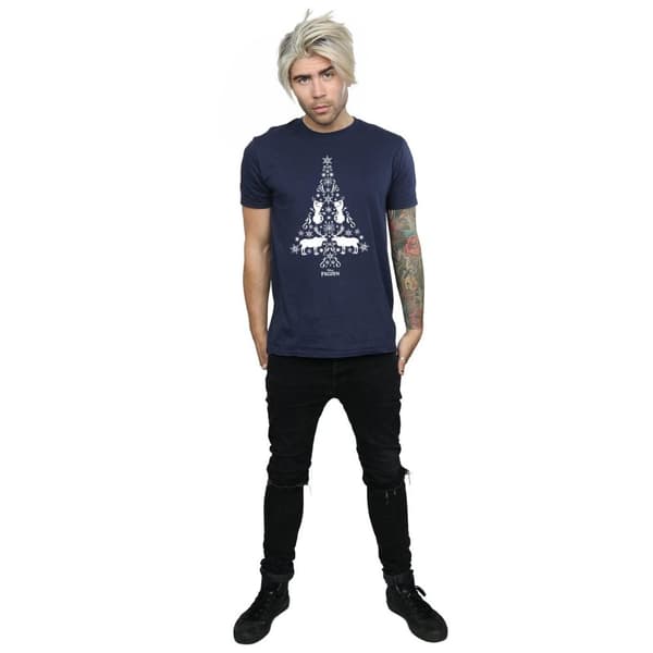 Disney Frozen julgran t-shirt för herrar