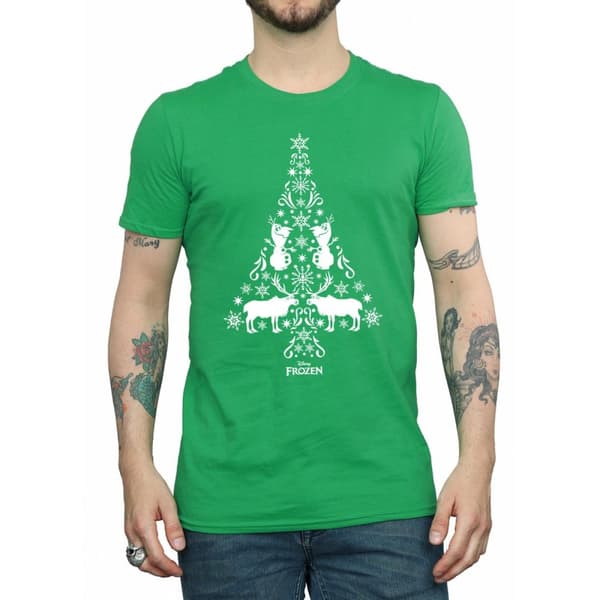 Disney Frozen julgran t-shirt för herrar