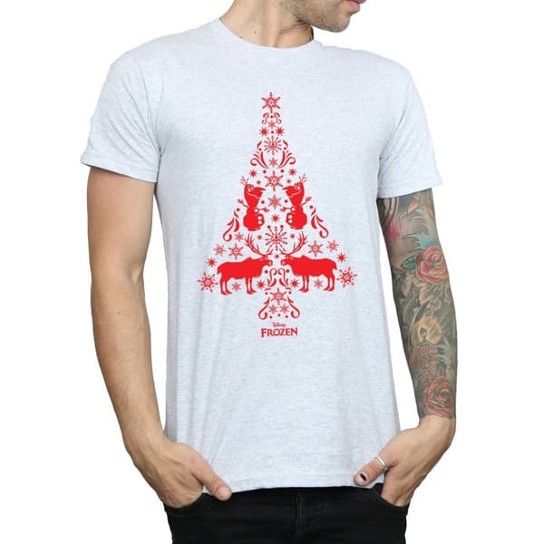 Disney Frozen julgran t-shirt för herrar