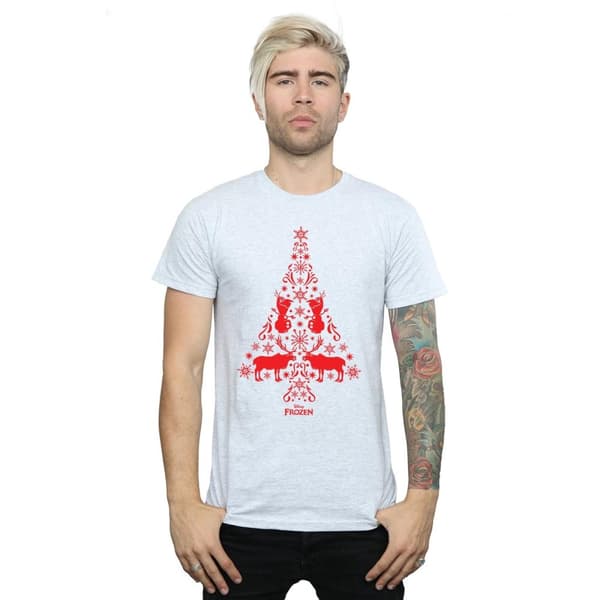 Disney Frozen julgran t-shirt för herrar