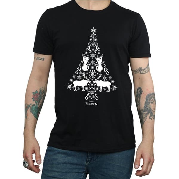 Disney Frozen julgran t-shirt för herrar