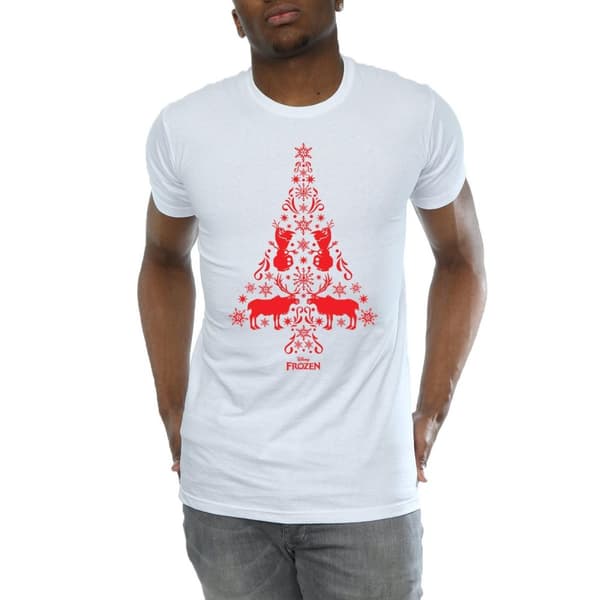 Disney Frozen julgran t-shirt för herrar
