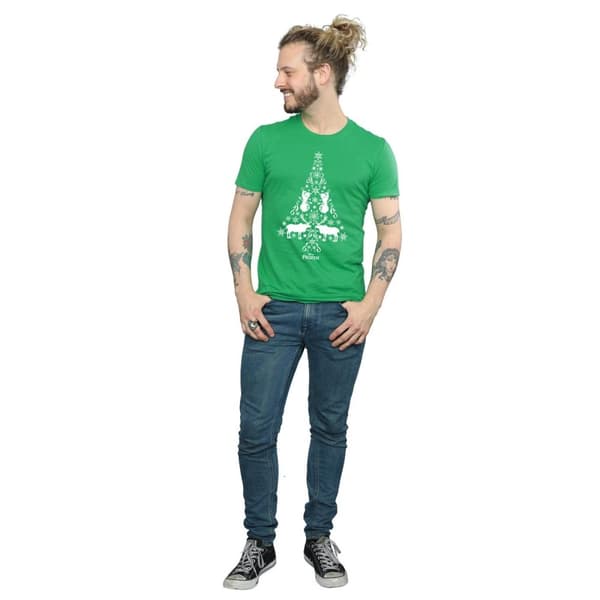 Disney Frozen julgran t-shirt för herrar