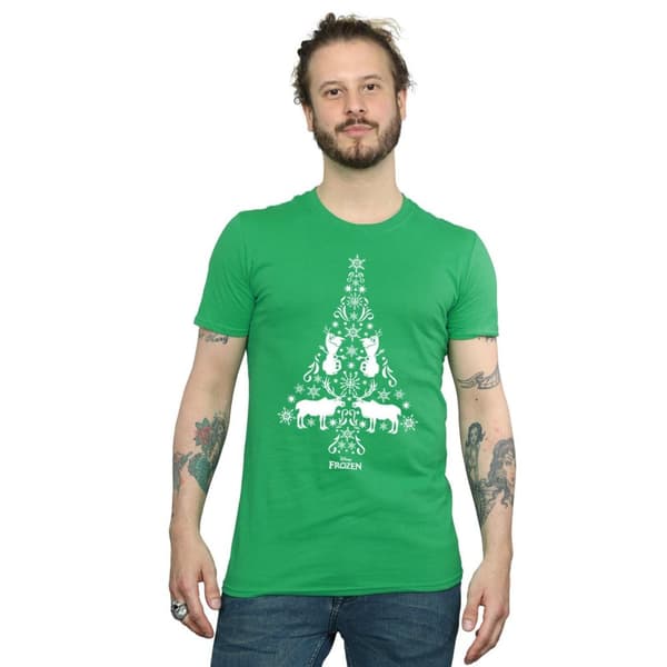 Disney Frozen julgran t-shirt för herrar