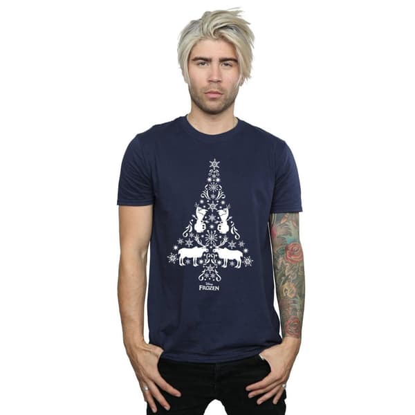 Disney Frozen julgran t-shirt för herrar