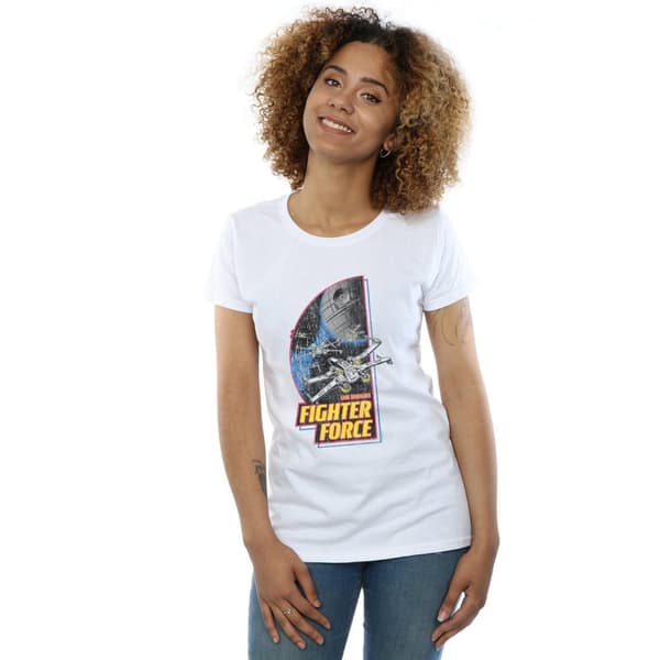 Star Wars Womens/Ladies Fighter Force Cotton T-Shirt