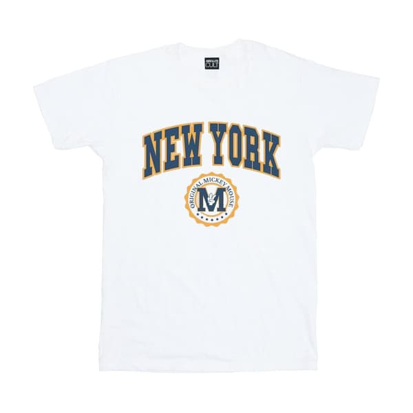 Disney Girls Mickey Mouse New York Seal Cotton T-Shirt