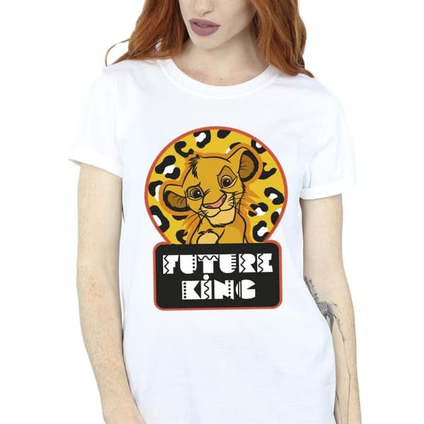 Disney Womens/Ladies The Lion King Future Simba Cotton Boyfriend T-Shirt