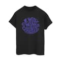 Miniatyrbilde 1 av 3: Willy Wonka & The Chocolate Factory Womens/Ladies Typed Logo Cotton Boyfriend T-Shirt