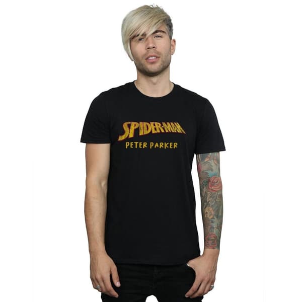 Marvel Mens Spider-Man AKA Peter Parker T-shirt