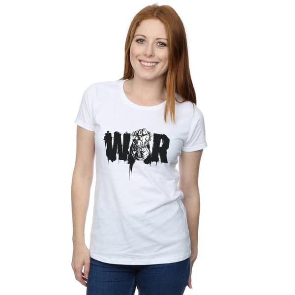 Marvel Womens/Ladies Avengers Infinity War Fist Cotton T-Shirt