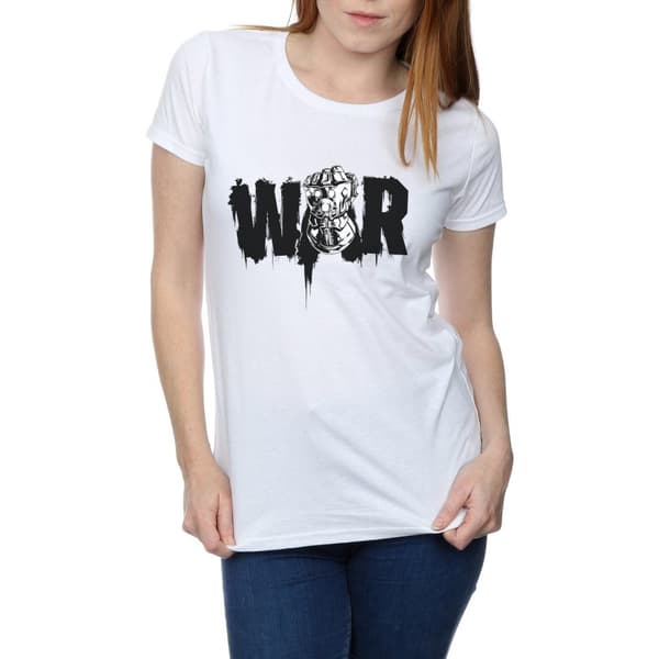Marvel Womens/Ladies Avengers Infinity War Fist Cotton T-Shirt