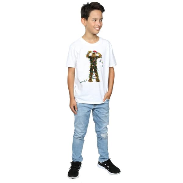 Star Wars Chewbacca-julljus-T-shirt för pojkar