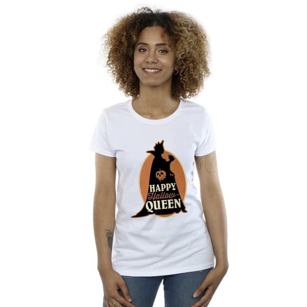 Disney Womens/Ladies Villains Hallow Queen Cotton T-Shirt