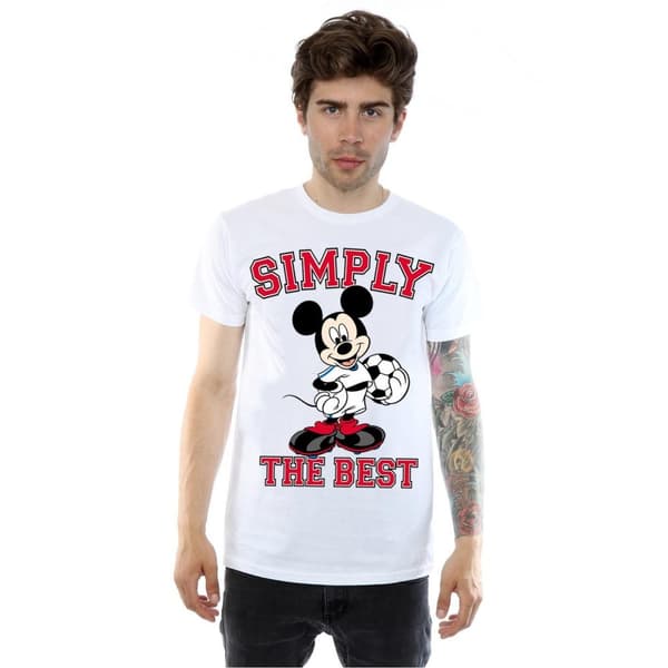 Disney Mens Musse Pigg Simply The Best T-shirt