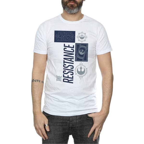 Star Wars Mens The Last Jedi The Resistance T-Shirt