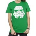 Pikkukuva 3 / 5: Star Wars Womens/Ladies Christmas Stormtrooper Helmet Cotton Boyfriend T-Shirt