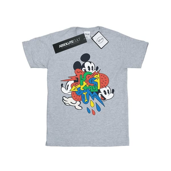 Disney Mens Mickey Mouse Vintage Arrows T-Shirt
