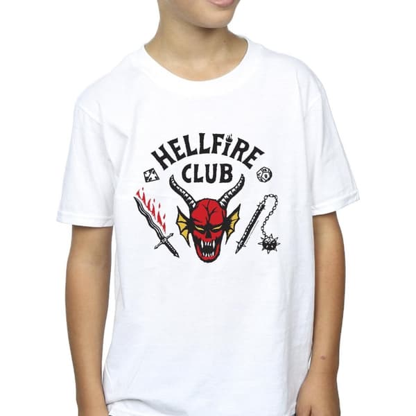 Netflix Boys Stranger Things Hellfire Club T-Shirt