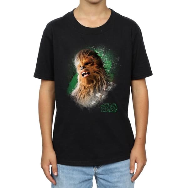 Star Wars Boys The Last Jedi Chewbacca Brushed T-Shirt