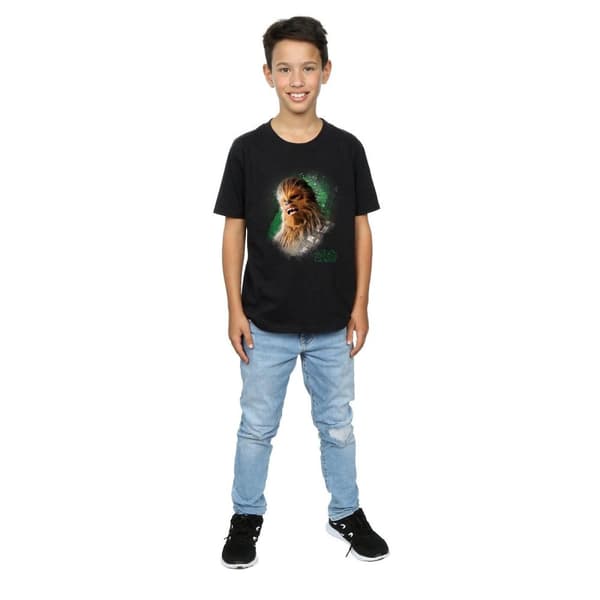 Star Wars Boys The Last Jedi Chewbacca Brushed T-Shirt