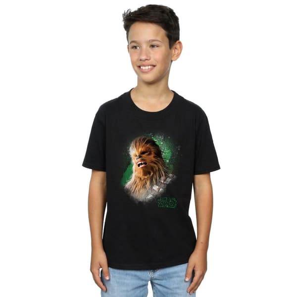 Star Wars Boys The Last Jedi Chewbacca Brushed T-Shirt