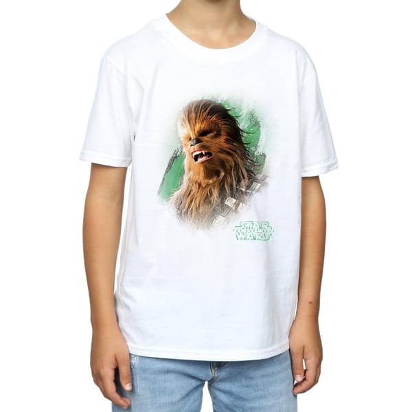 Star Wars Boys The Last Jedi Chewbacca Brushed T-Shirt