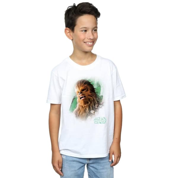 Star Wars Boys The Last Jedi Chewbacca Brushed T-Shirt
