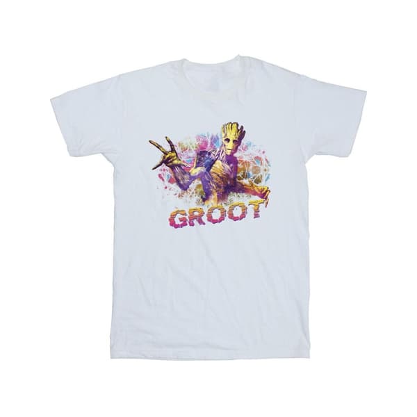 Marvel Guardians Of The Galaxy Abstrakt Groot T-shirt för herrar