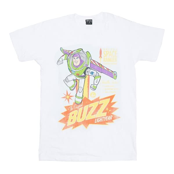Disney T-shirt i bomull för flickor Toy Story 4 The Original Buzz Lightyear