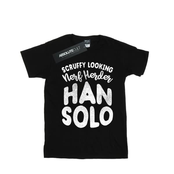 Star Wars Womens/Ladies Han Solo Legends Tribute Cotton Boyfriend T-Shirt