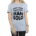 Miniatyrbilde 3 av 5: Star Wars Womens/Ladies Han Solo Legends Tribute Cotton Boyfriend T-Shirt