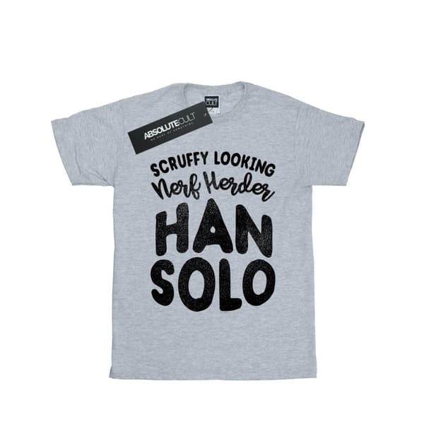 Star Wars Womens/Ladies Han Solo Legends Tribute Cotton Boyfriend T-Shirt