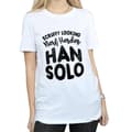 Miniatyrbilde 3 av 5: Star Wars Womens/Ladies Han Solo Legends Tribute Cotton Boyfriend T-Shirt