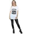 Miniatyrbilde 4 av 5: Star Wars Womens/Ladies Han Solo Legends Tribute Cotton Boyfriend T-Shirt