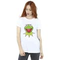 Miniatyrbilde 2 av 3: Disney Womens/Ladies Muppets Kermit Head Cotton Boyfriend T-Shirt