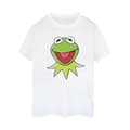 Miniatyrbilde 1 av 3: Disney Womens/Ladies Muppets Kermit Head Cotton Boyfriend T-Shirt