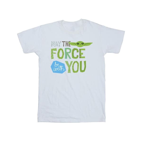 Star Wars Boys The Mandalorian May The Force Be With You T-Shirt