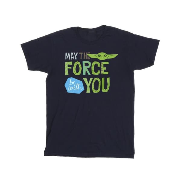 Star Wars Boys The Mandalorian May The Force Be With You T-Shirt