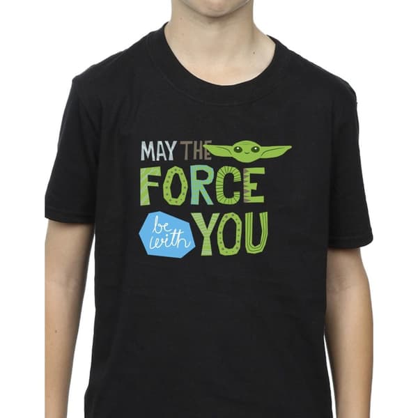 Star Wars Boys The Mandalorian May The Force Be With You T-Shirt
