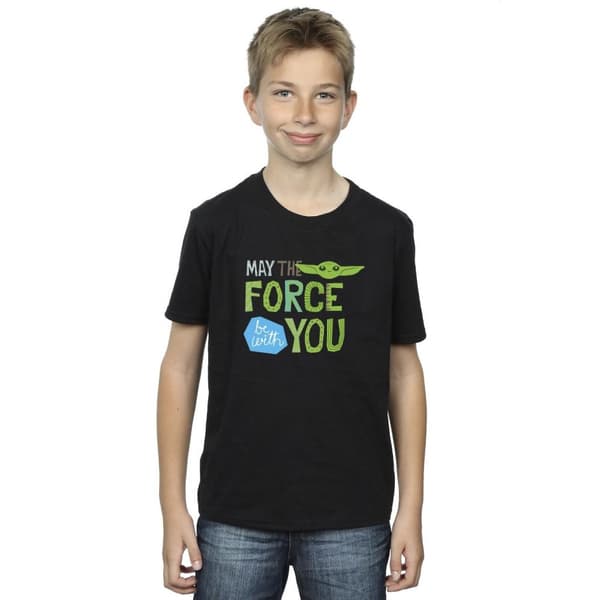 Star Wars Boys The Mandalorian May The Force Be With You T-Shirt