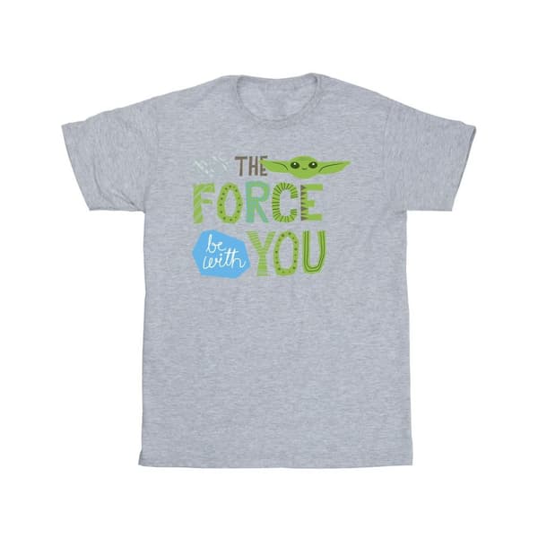 Star Wars Boys The Mandalorian May The Force Be With You T-Shirt