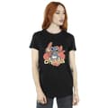 Miniatyrbillede 2 af 3: Disney Womens/Ladies Lilo And Stitch Ohana Pineapple Cotton Boyfriend T-Shirt