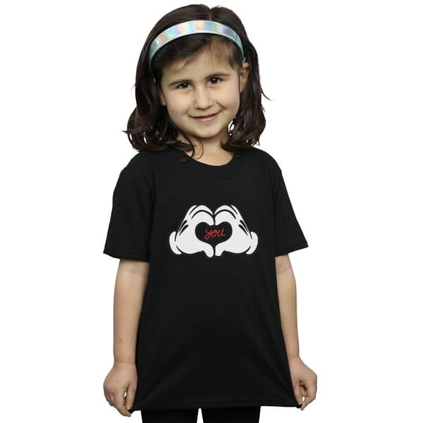 Disney Musse Pigg älskar dig t-shirt i bomull för flickor
